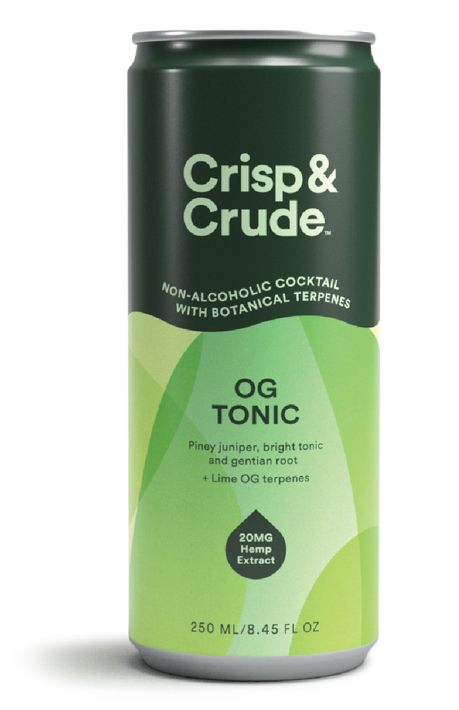 Crisp & Crude OG Tonic Hemp Infused Cocktail